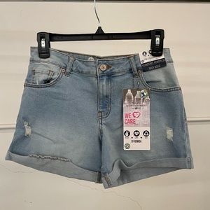 Mid Rise Jean Shorts NWT